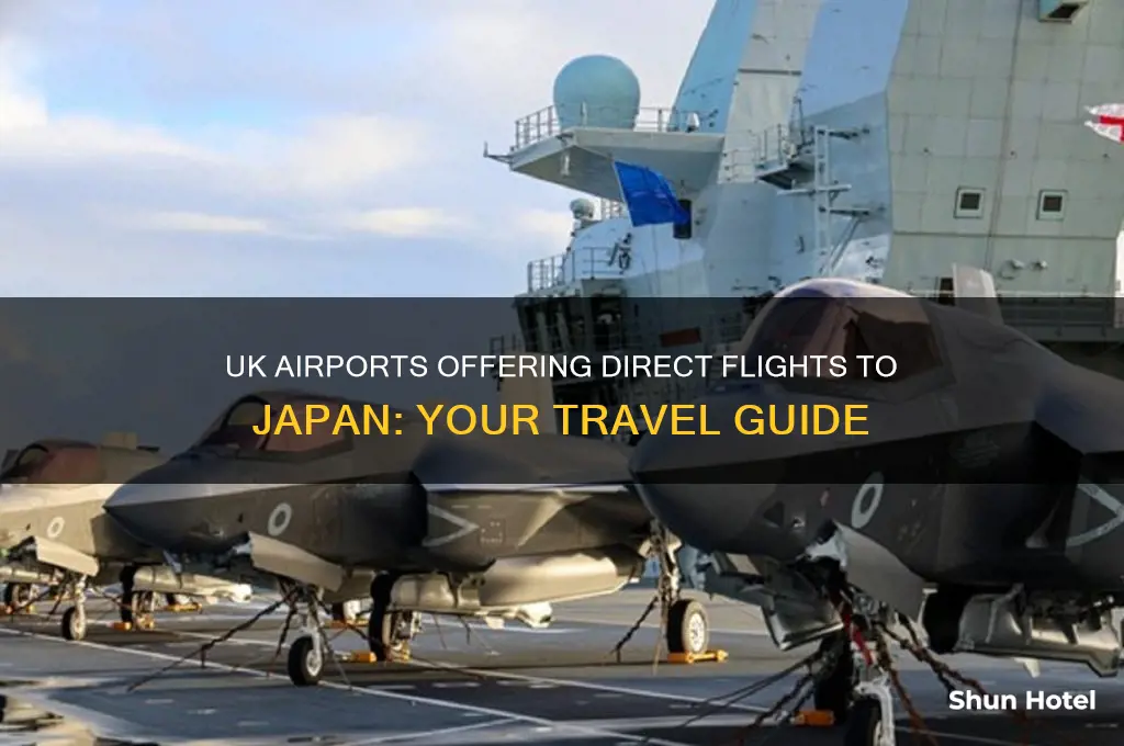 which uk airports fly to japan