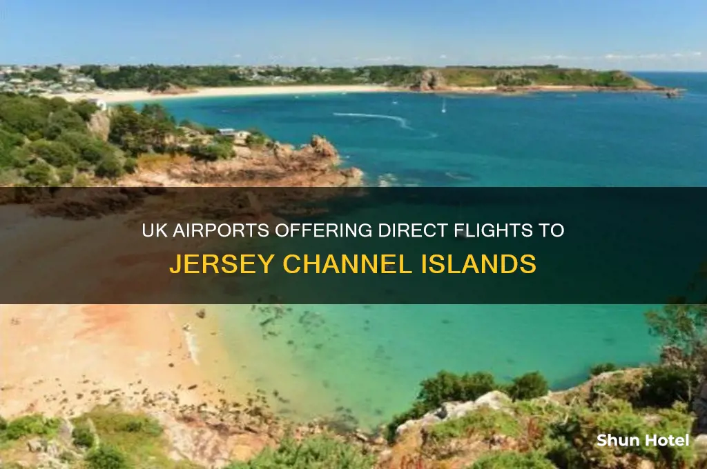 which uk airports fly to jersey channel islands