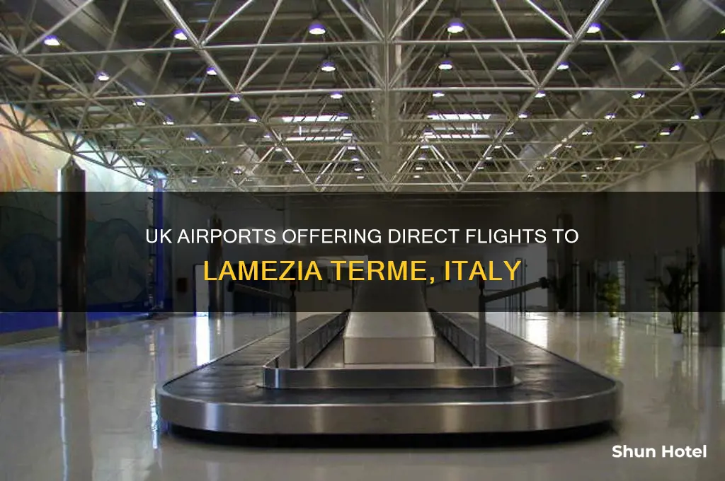 which uk airports fly to lamezia