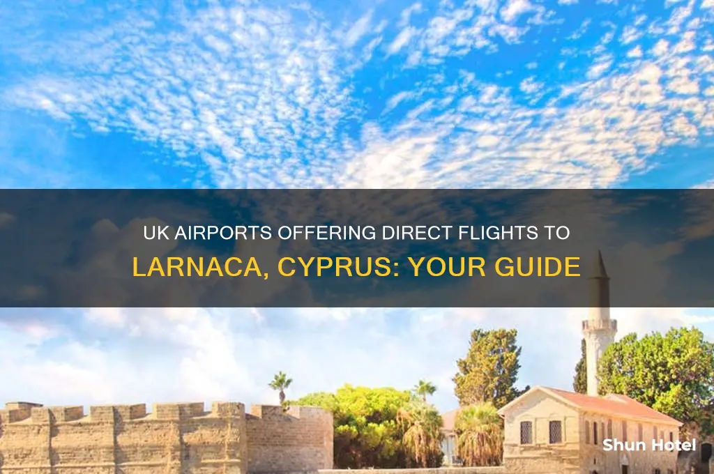 which uk airports fly to larnaca