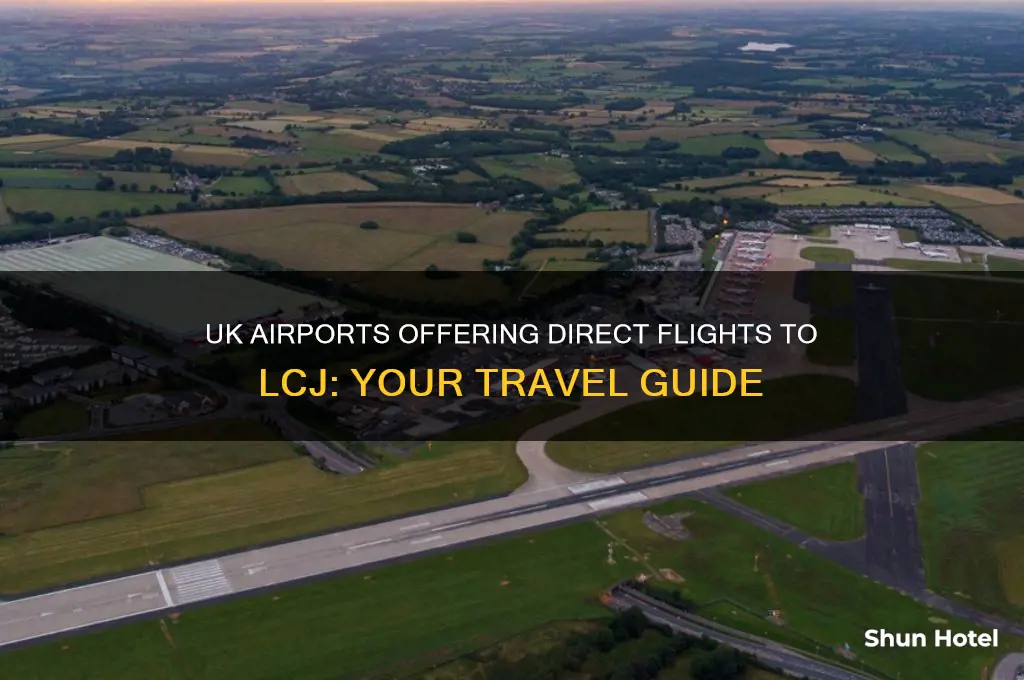 which uk airports fly to lcj