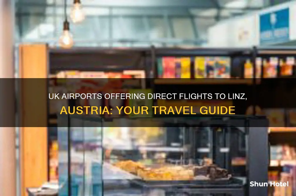 which uk airports fly to linz
