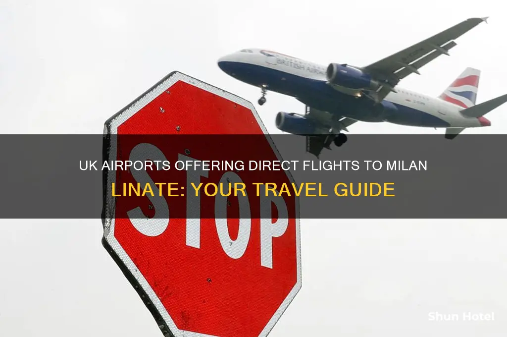 which uk airports fly to milan linate