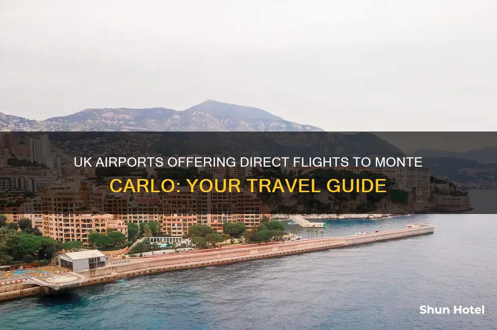 which uk airports fly to monte carlo