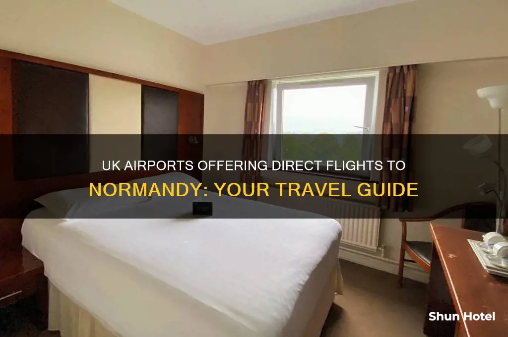which uk airports fly to normandy