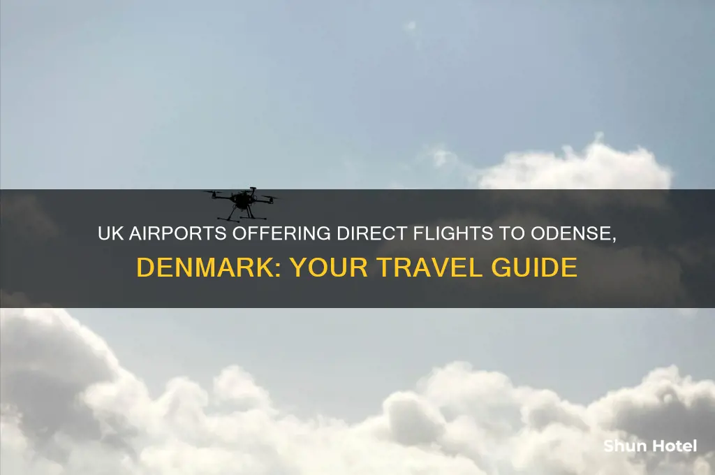 which uk airports fly to odense