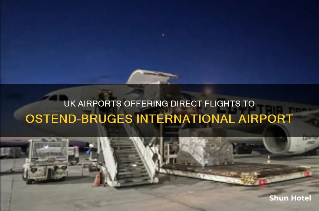 which uk airports fly to ostend bruges