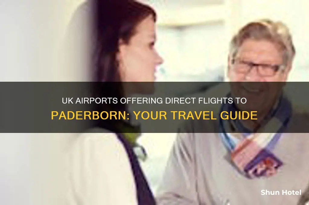 which uk airports fly to paderborn