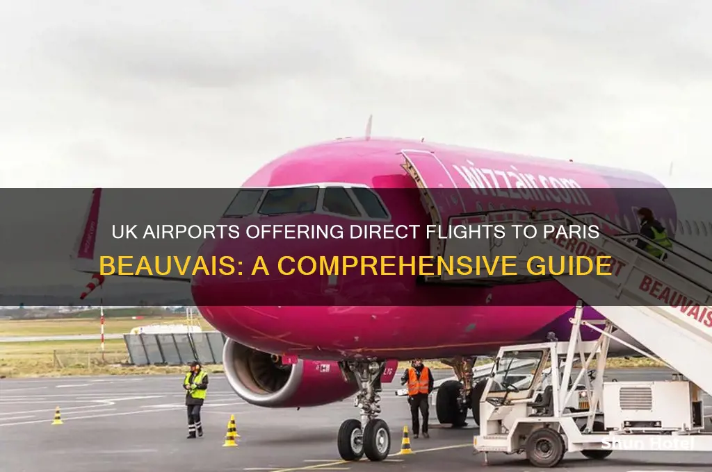 which uk airports fly to paris beauvais