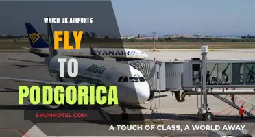 UK Airports Offering Direct Flights to Podgorica, Montenegro: Your Guide