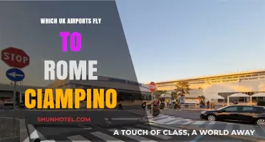 UK Airports Offering Direct Flights to Rome Ciampino: Your Travel Guide