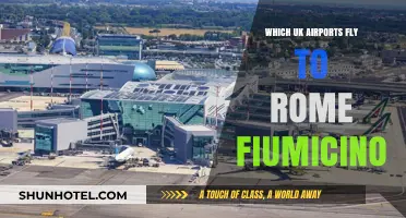 UK Airports Offering Direct Flights to Rome Fiumicino Airport