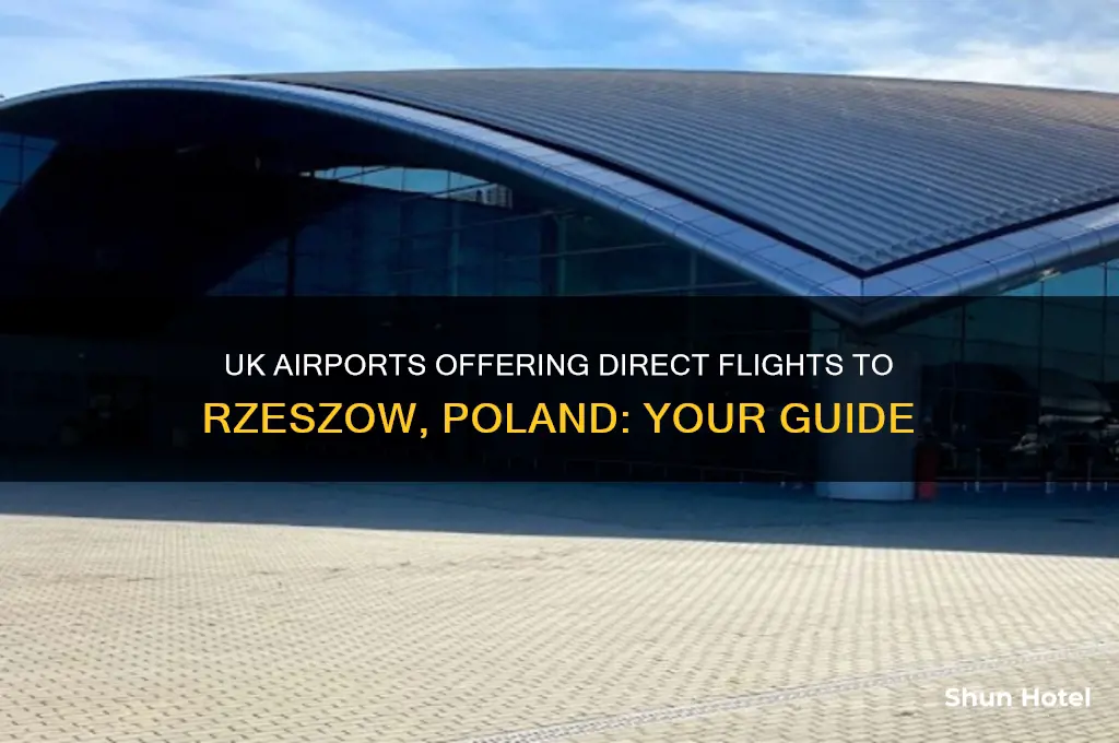 which uk airports fly to rzeszow