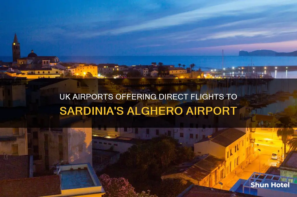 which uk airports fly to sardinia alghero