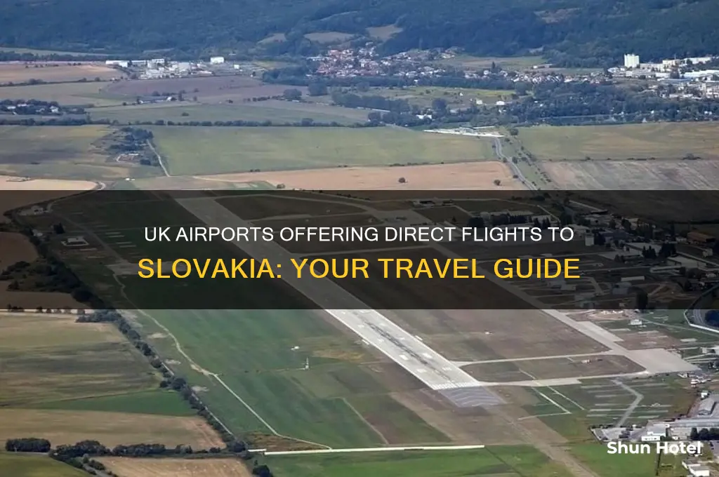 which uk airports fly to slovakia