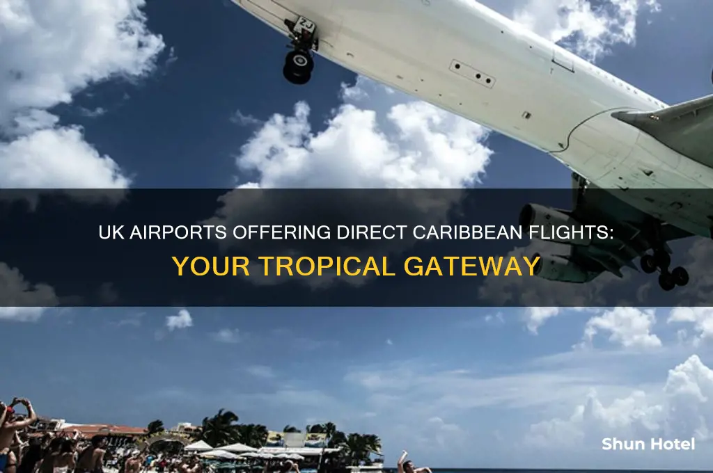 which uk airports fly to the caribbean