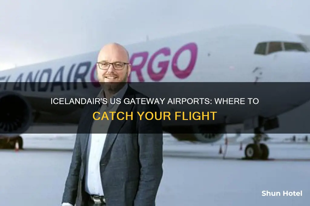 which us airports do icelandair fly from