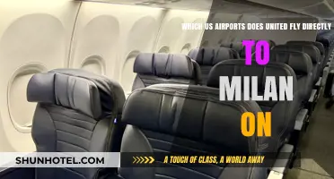 United Airlines' Direct Flights to Milan: US Departure Airports