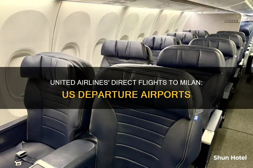 which us airports does united fly directly to milan on