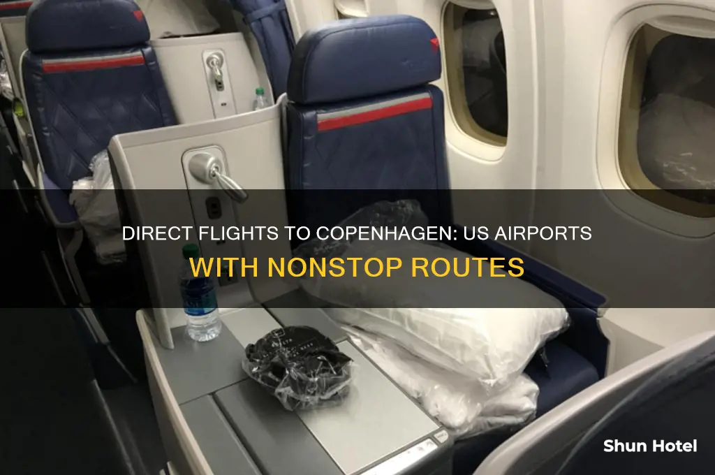 which us airports fly direct to copenhagen