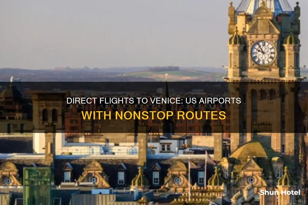 which us airports fly direct to venice