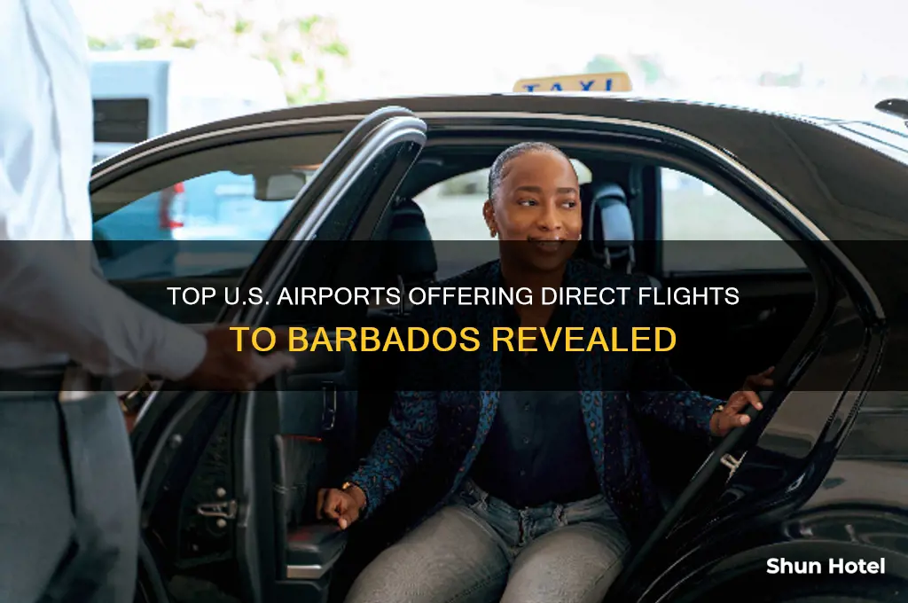 which us airports fly to barbados
