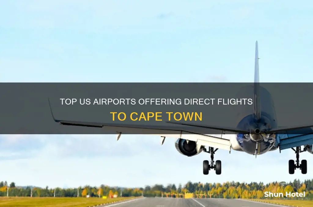 which us airports fly to cap