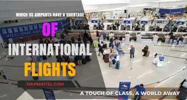 US Airports Facing International Flight Shortages: Key Hubs Affected