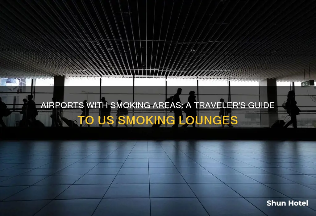 which us airports have amoke stations