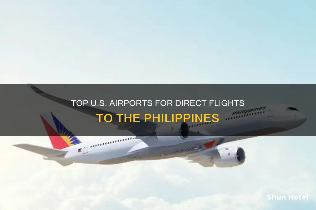 which us airports to fly to philippines from