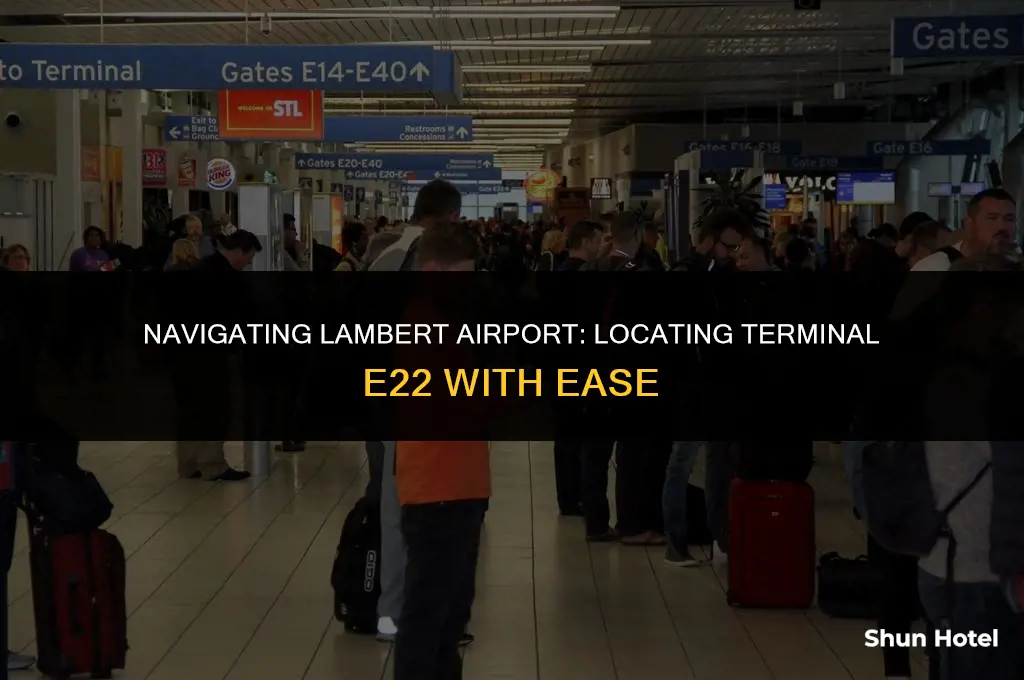 which.terminal.is e22 in.lambert airport