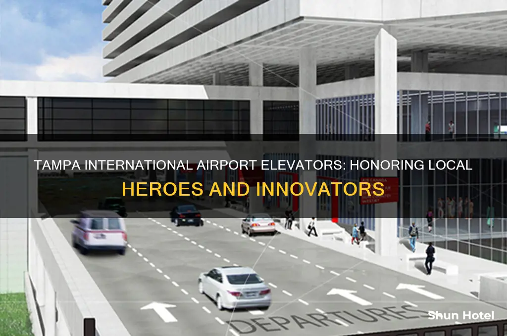 who are elevators named after at tampa international airport