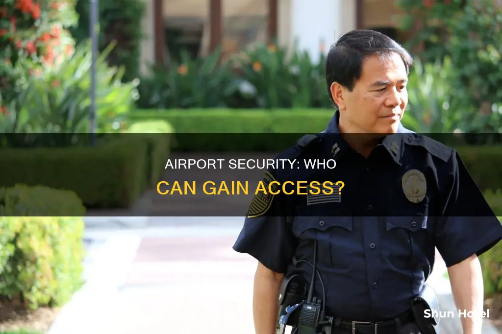 who can go through airport security