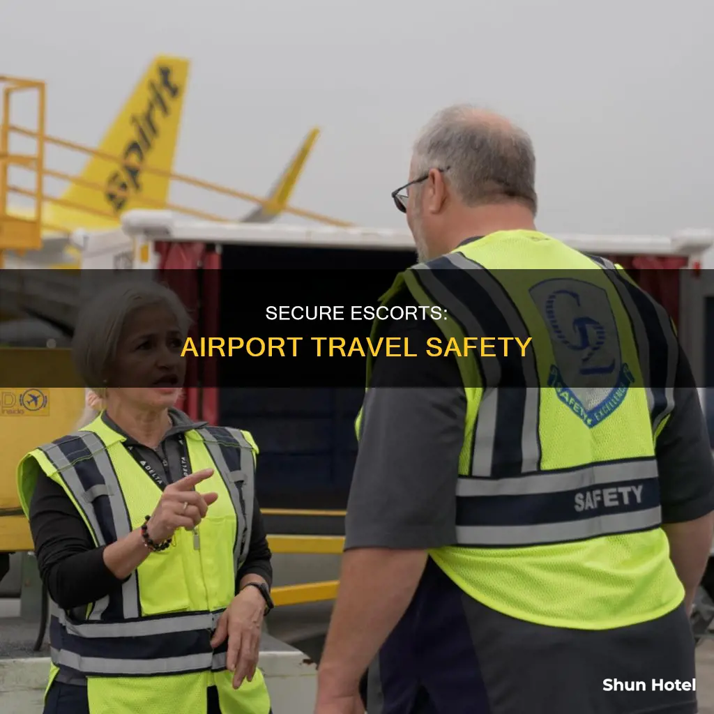 who can provide a security escort to airport