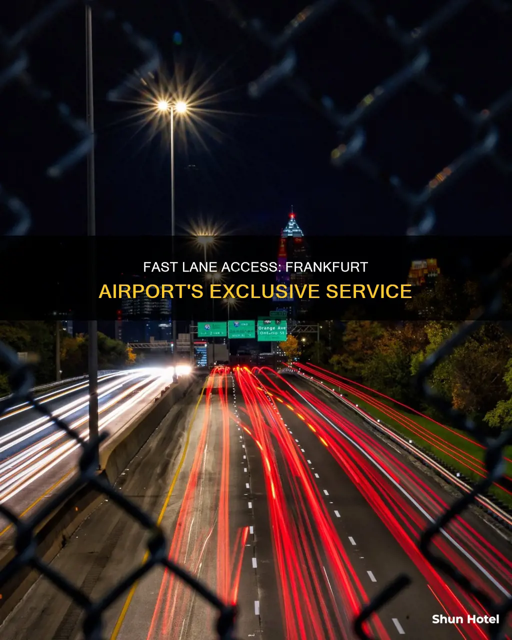 who can use fast lane frankfurt airport