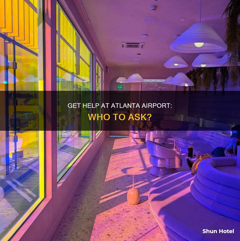 who can you ask for help at atlsnta airport