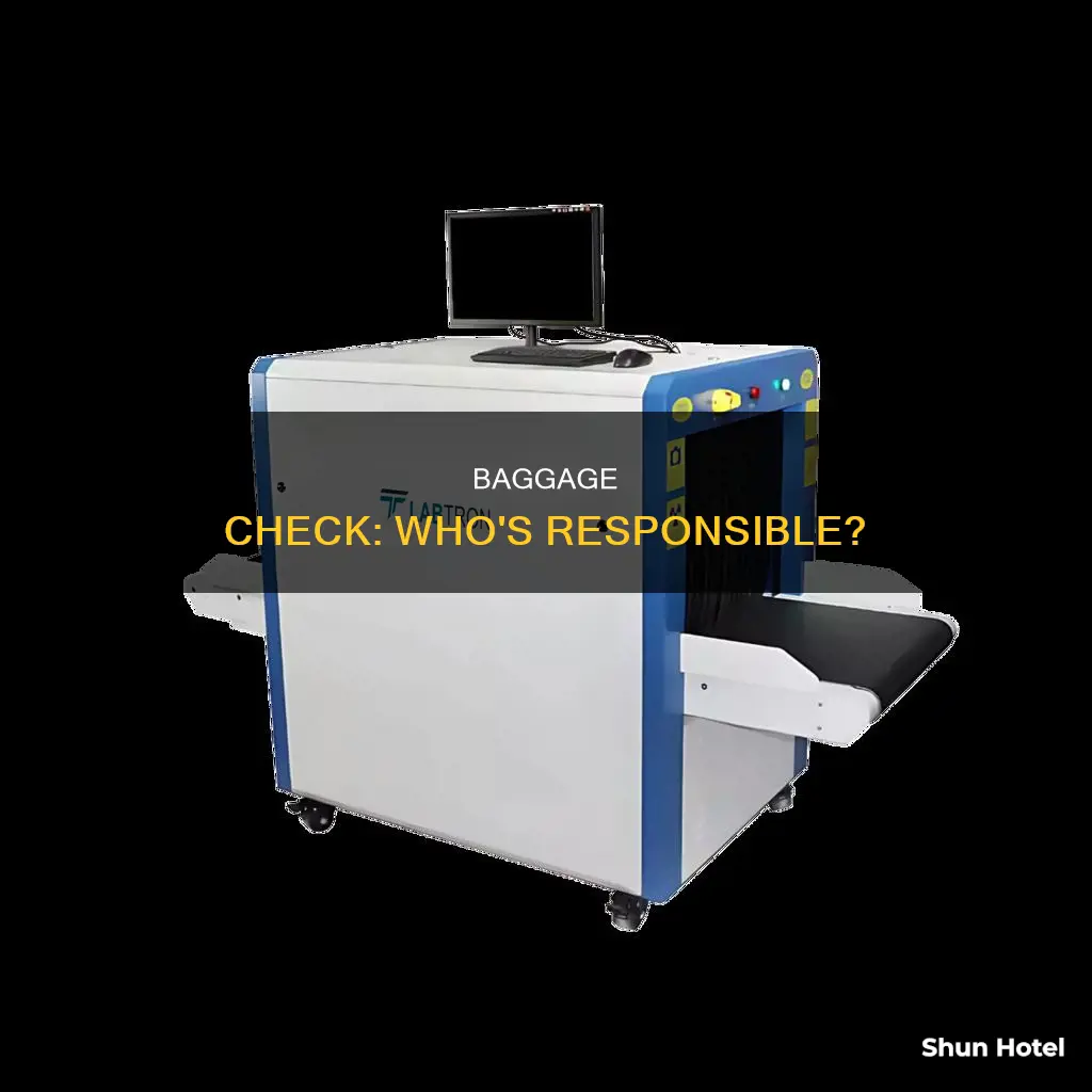 who checks baggage at the airport