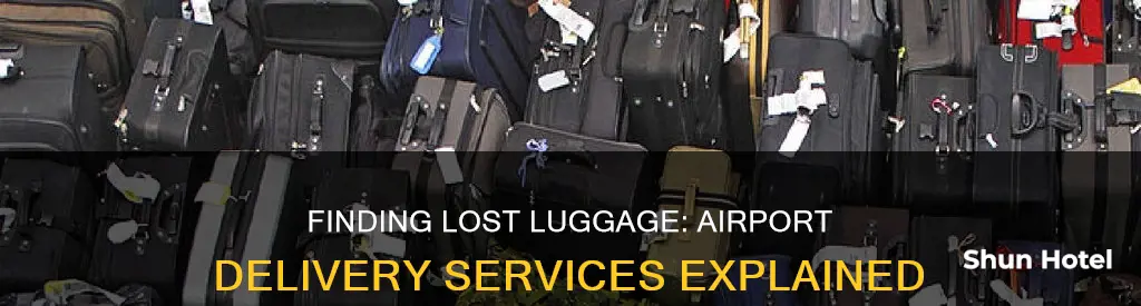 who delivers lost luggage from airport