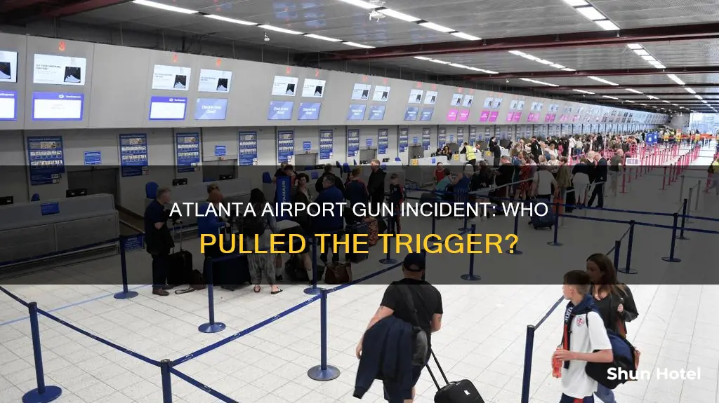 who discharged gun at atlanta airport