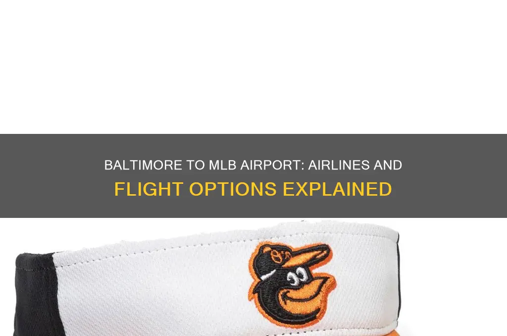who flies from baltimore to mlb airport