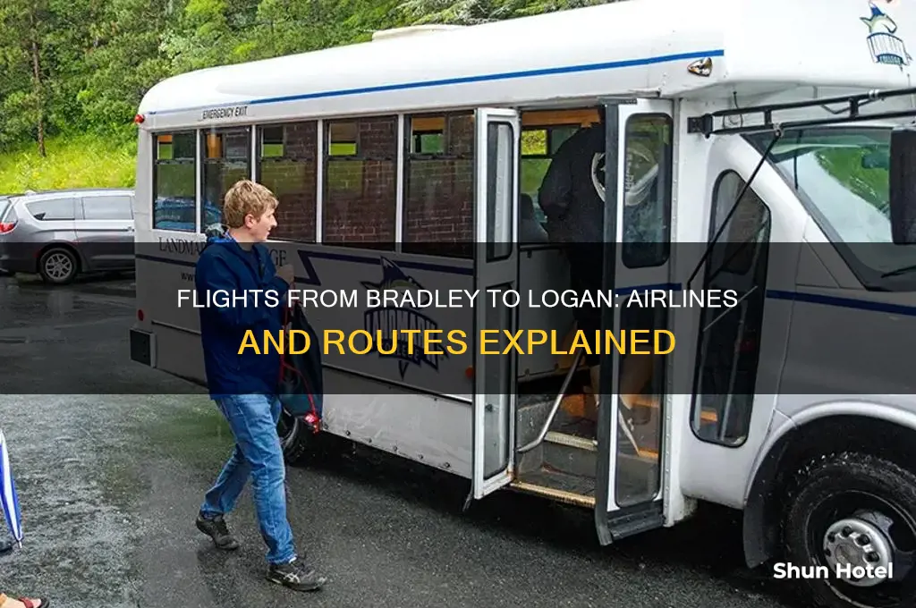 who flies from bradlee airport tio logan airport