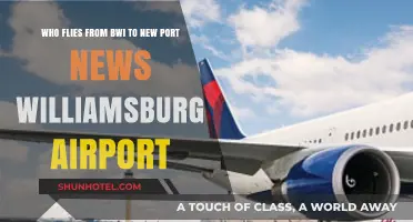 Flights from BWI to Newport News Williamsburg: Who Operates the Route?