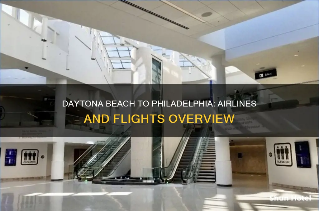 who flies from daytona beach airport to philadelphia