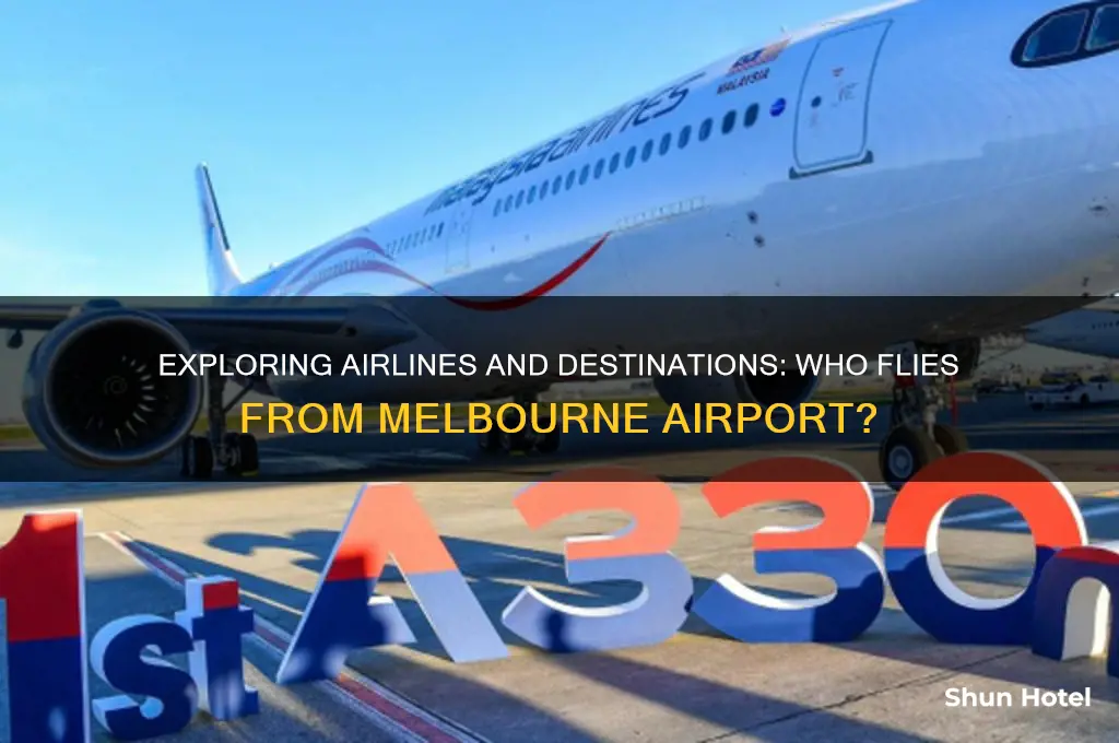 who flies from melbourne airport