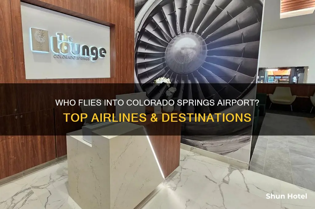 who flies in to colorado springs airport
