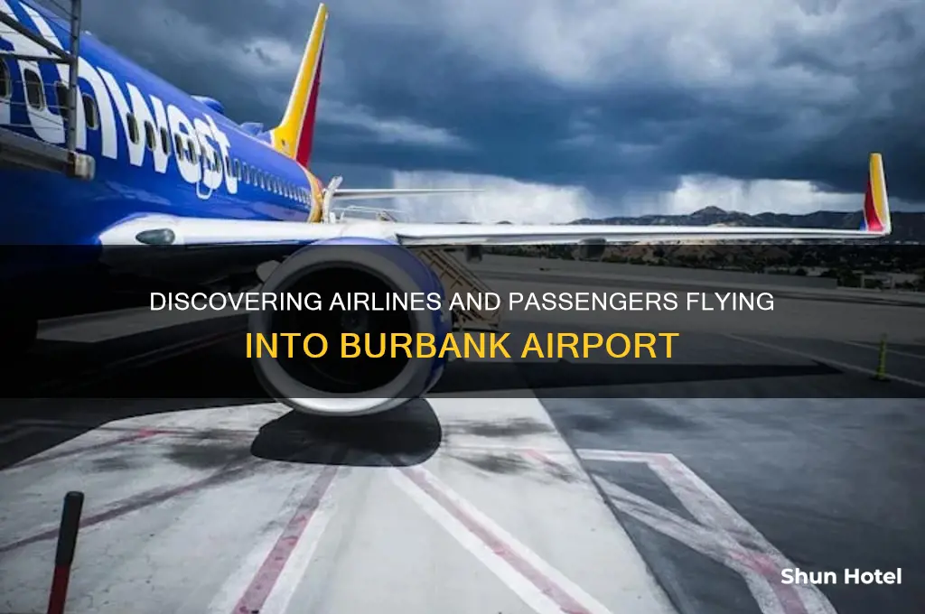 who flies into burbank airport