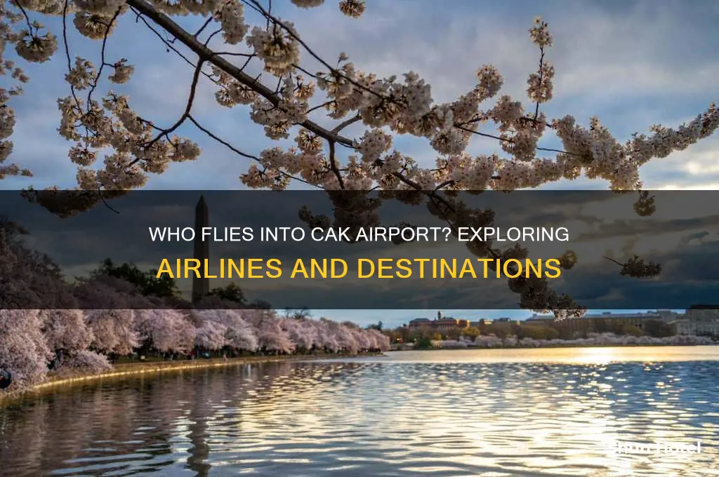 who flies into cak airport