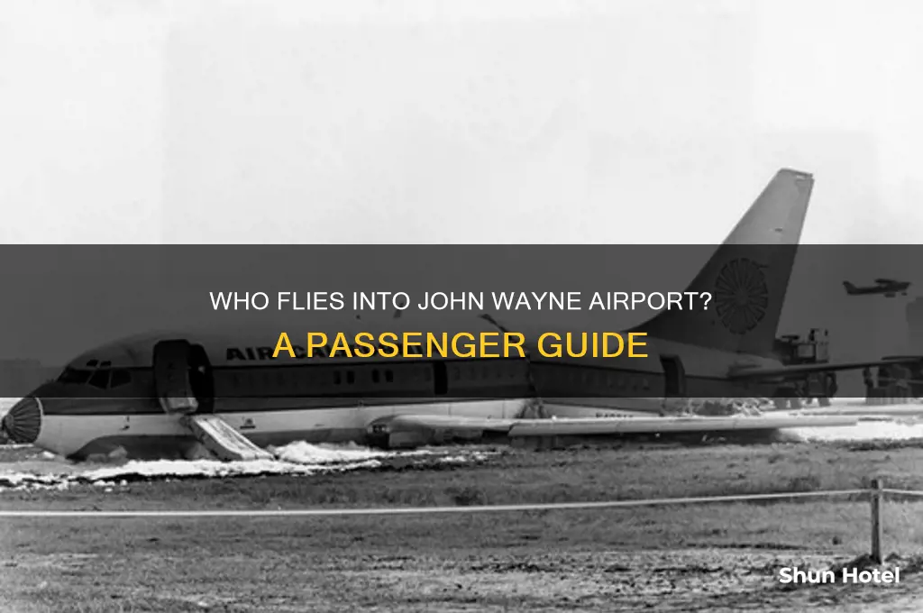who flies into john wayne airport