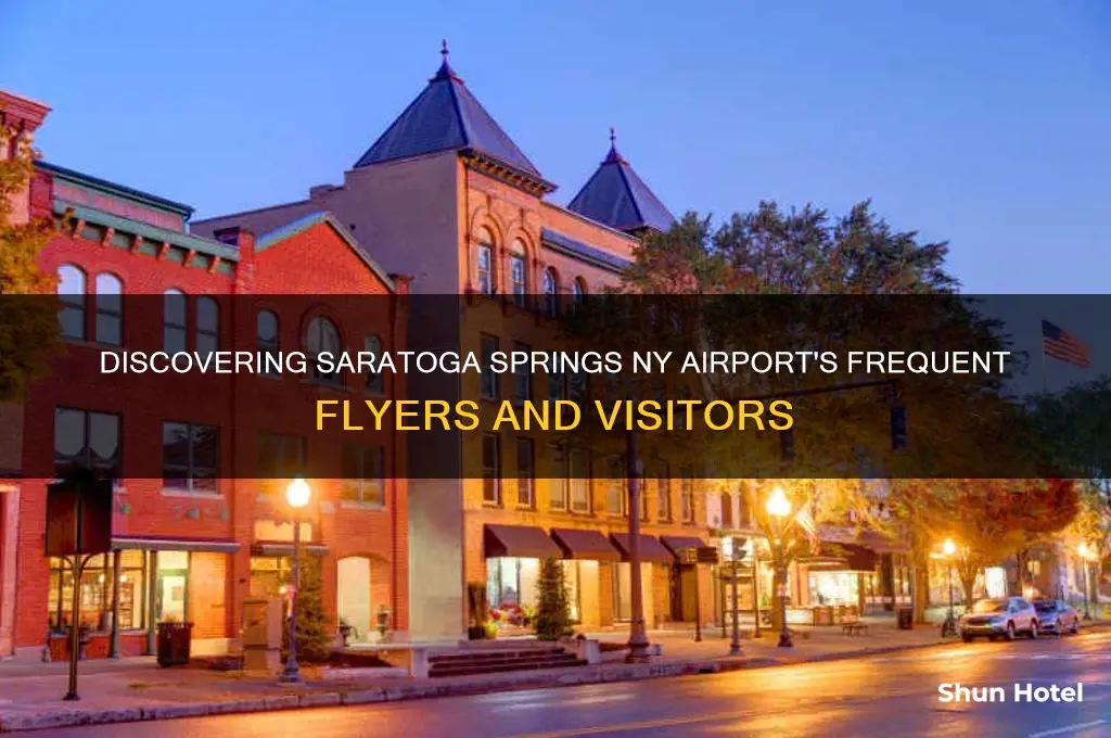 who flies into saratoga springs ny airport