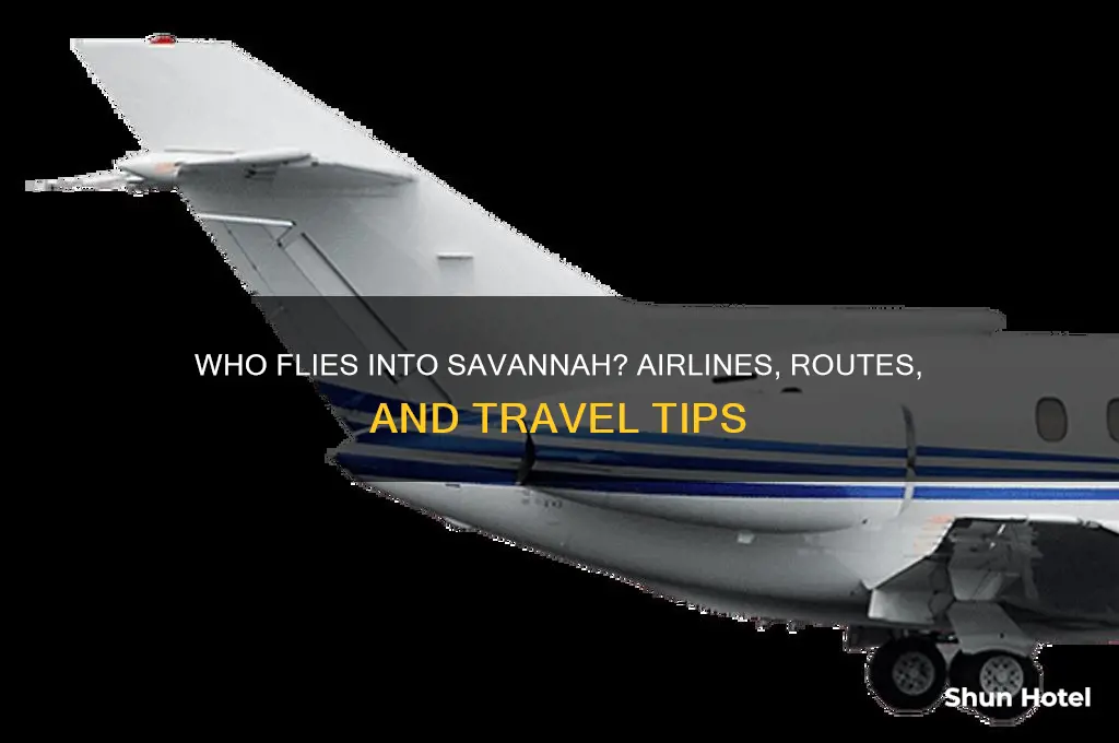who flies into savannah